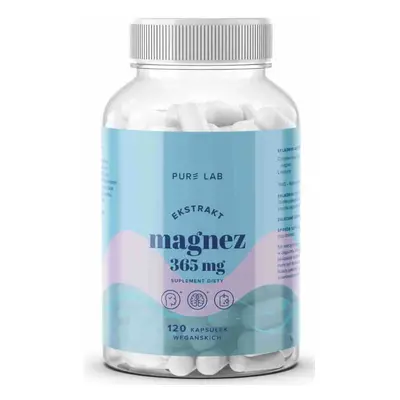 Pure Lab magnesio citrato 365 mg, 120 capsule vegane