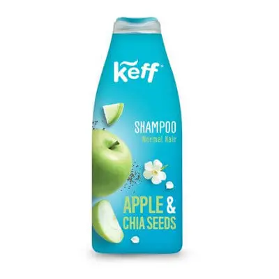 Shampoo per capelli normali, 500 ml, Mela e semi di chia, Keff