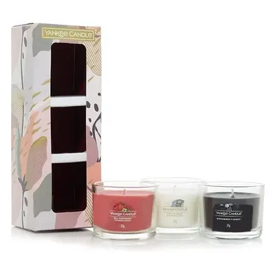 Yankee Candle - Set regalo 3x candele votive in vetro 1×3 pezzi, set regalo candele