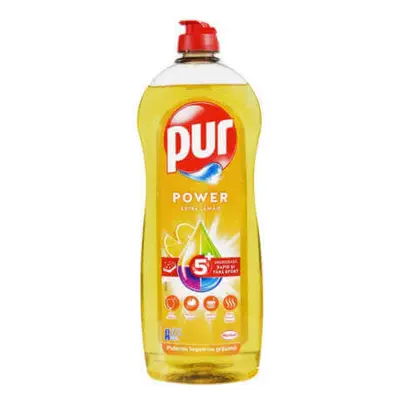 Pur Detersivo per piatti Power Lemon, 750 ml