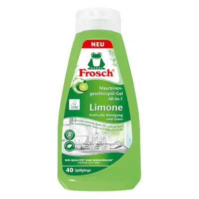 Frosch Detergente per lavastoviglie al limone, 650 ml