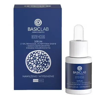 Siero viso con Trealosio al 10%, Peptide SNAP-8 al 5% ed Acido Ialuronico, 15ml