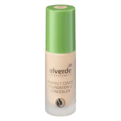 Alverde Naturkosmetik Perfect Cover fondotinta e correttore 20, 20 ml