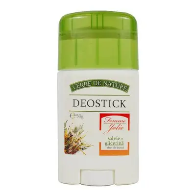 Deodorante Deostick Femme Jolie con salvia e glicerina, 50 g, Verre de Nature