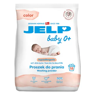 Jelp 0+, detersivo ipoallergenico, colore, 1,35 kg