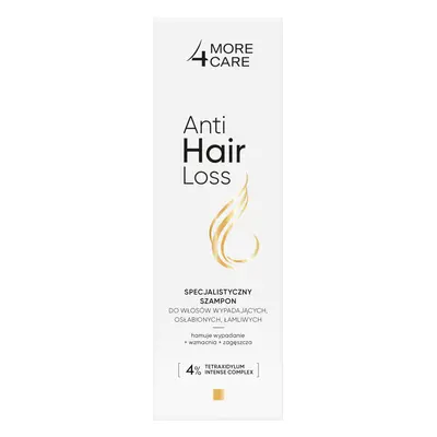 More 4 Care Anti Hair Loss, shampoo specializzato per capelli cadenti, indeboliti e fragili, 200