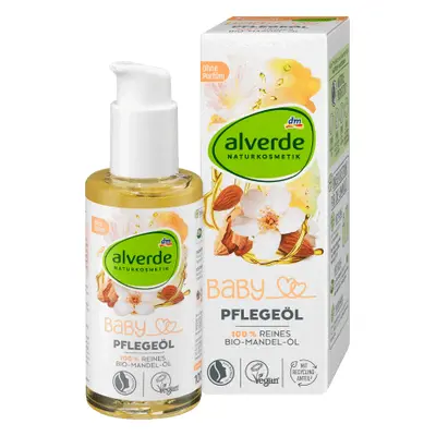 Alverde Naturkosmetik Olio corpo bambino, 100 ml