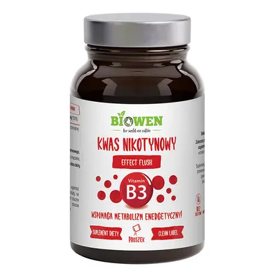 Biowen Acido nicotinico, vitamina B3, 120 g