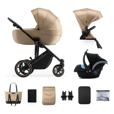 Passeggino combinato KINDERKRAFT SELECT SELECT 3in1 Prime 2 Sandrose Beige, Premium 1×1 pz, pass