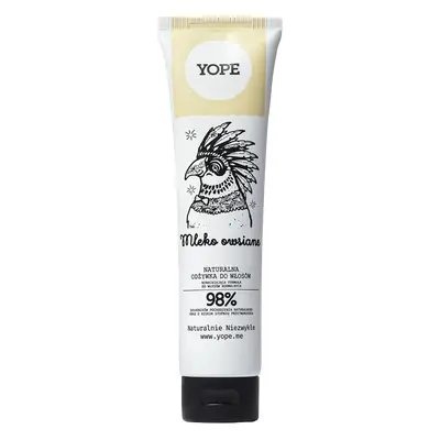 Yope Latte d'Avena, balsamo naturale per capelli normali, 170 ml