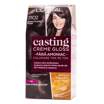 Loreal Paris CASTING CREME GLOSS Tintura per capelli 310 marrone scuro polare, 1 pz