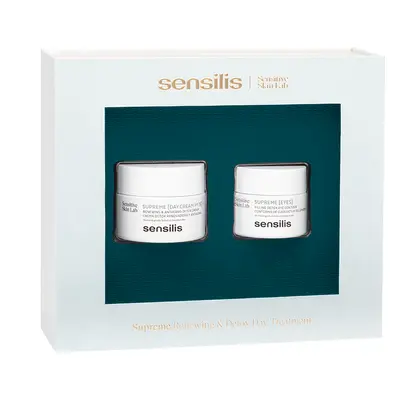 Sensilis Supreme Renewing&Detox set, crema giorno, SPF15, 50 ml + crema occhi, 25 ml