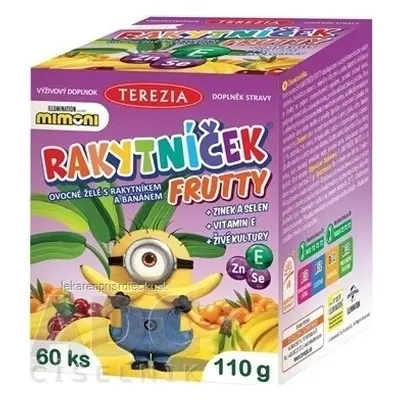 TEREZIA RAKYTNÍČEK FRUTTY gelatina di frutta con olivello spinoso e banane, MIMONI 1×60 pz, inte