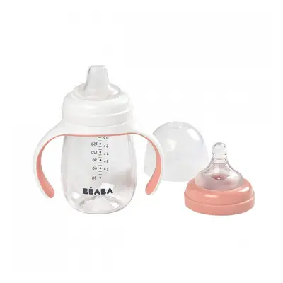 Biberon didattico 2in1, rosa, baby