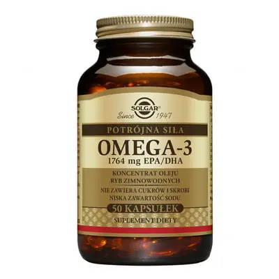 Solgar, Omega 3, EPA/DHA a tripla forza, 50 capsule