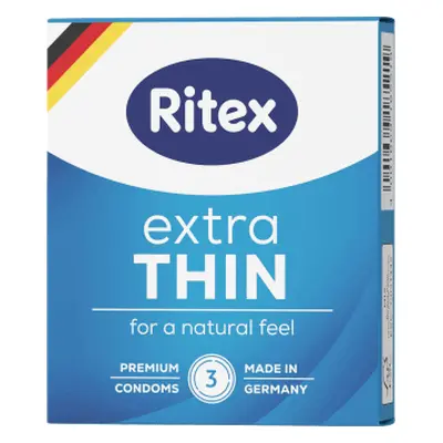 Preservativi Ritex EXTRA SOTTILE, 3 pz