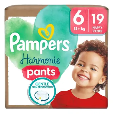 Pampers Harmonie Pants, pannolini, taglia 6, 15 kg+, 19 pz