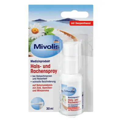 Mivolis spray gola e faringe, 30 ml