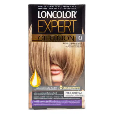 Loncolor Expert Tintura per capelli senza ammoniaca Oil Fusion 8.1 biondo grigio chiaro, 1 pz