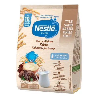 Nestle Porridge di riso al latte, cacao, senza glutine, dopo 10 mesi, 230 g