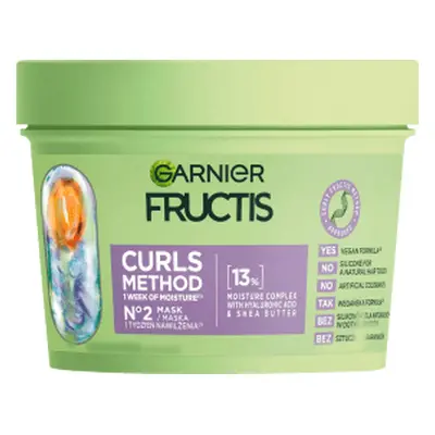 Garnier FRUCTIS Maschera per capelli ricci, 370 ml