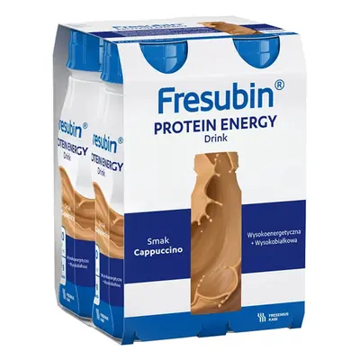 Fresubin Protein Energy Drink, bevanda nutrizionale, gusto cappuccino, 4 x 200 ml