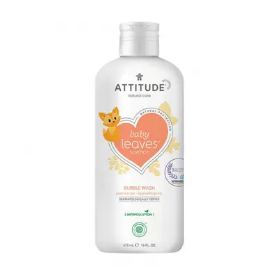 Baby Leaves bagnoschiuma al nettare di pera, 473 ml, Attitude