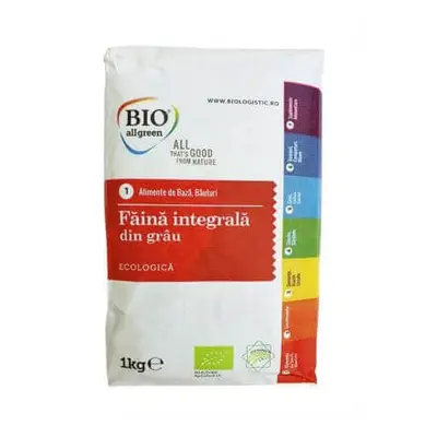 Farina integrale biologica, 1 kg, Bio All Green