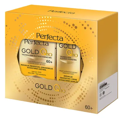 Set Perfecta Gold Q10 60+, crema antirughe 50 ml + crema occhi e palpebre 15 ml