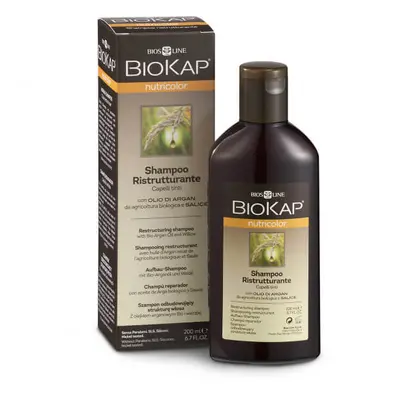 Biokap Nutricolor, shampoo ristrutturante per capelli colorati, 200 ml