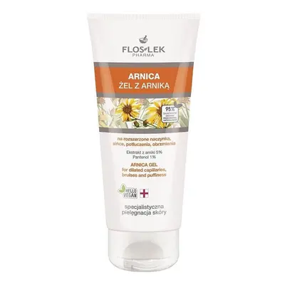 Flos-Lek Arnica, gel all&#39;arnica, per vasi sanguigni dilatati, contusioni, contusioni, gonfio