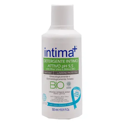 intima+ Sapone intimo con aloe vera ph 5,5, 500 ml