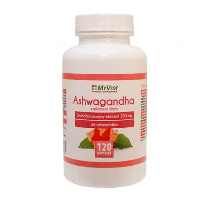 MyVita Ashwagandha, estratto standardizzato, 120 capsule