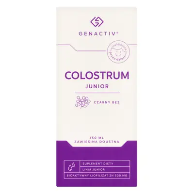 Genactiv Colostrum Junior Sambuco Nero, sospensione orale, da 3 anni, 150 ml