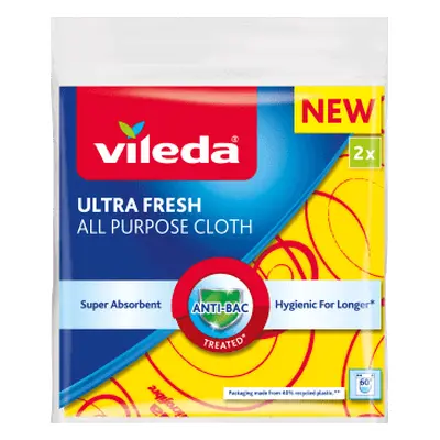 Salviette universali Vileda Ultrafresh, 2 pz