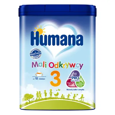 Humana 3 Little Explorers, prodotto a base di latte, dopo 12 mesi, 650 g