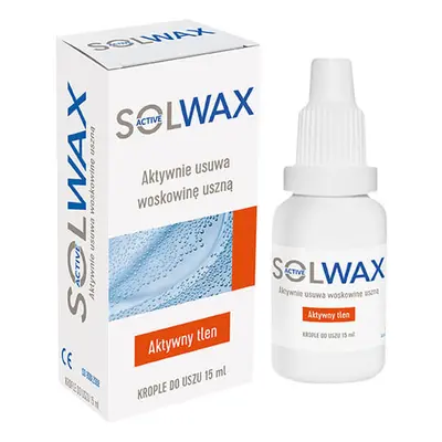 Gocce per le orecchie Solwax Active, capacità 15 ml