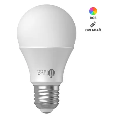 BrainLight Lampadina LED intelligente BrainLight, attacco E27, 8,5 W, con controller, dimmerabil