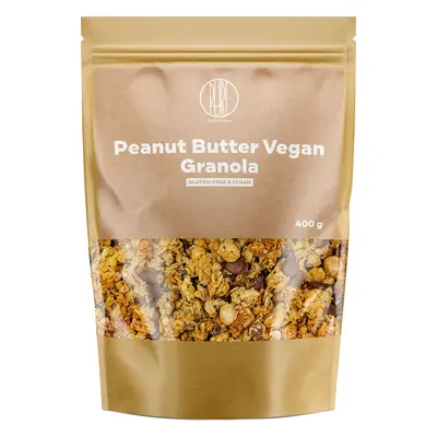 BrainMax Pure Peanut Butter Vegan Granola, granola al burro di arachidi, 400 g