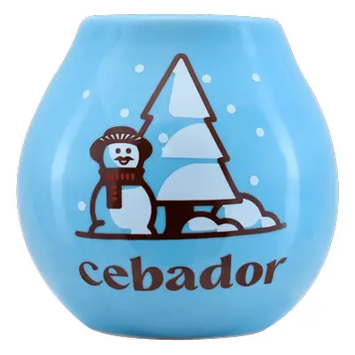 Cebador Pupazzo di neve in ceramica, 350 ml