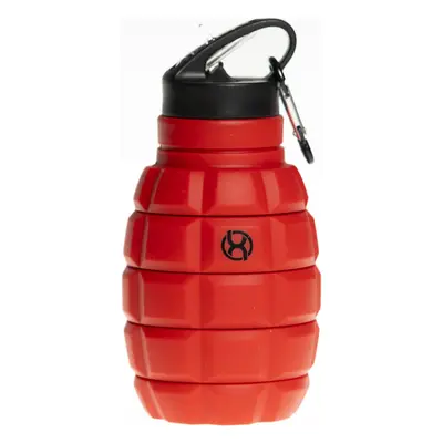 Borraccia BrainMax Grenade, borraccia pieghevole in silicone, 580 ml Colore: Rosso