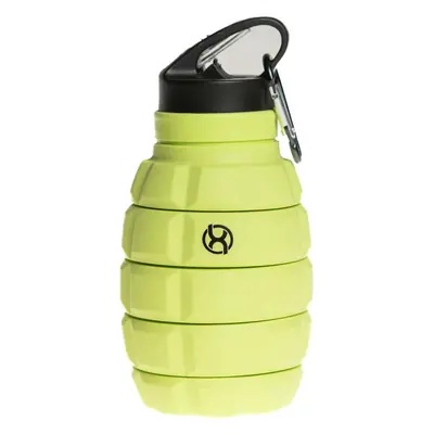 Borraccia BrainMax Grenade, borraccia pieghevole in silicone, 580 ml Colore: Verde brillante