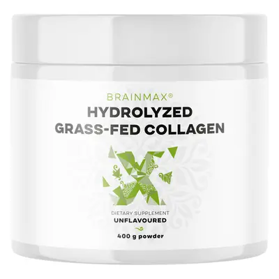 BrainMax Collagene Idrolizzato, Grass-fed Collagen, 400 g