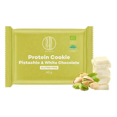 BrainMax Pure Protein Cookie - Pistacchio e cioccolato bianco, BIO, 60 g