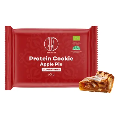 BrainMax Pure Protein Cookie, Apple Pie, Torta di mele, BIO, 60 g