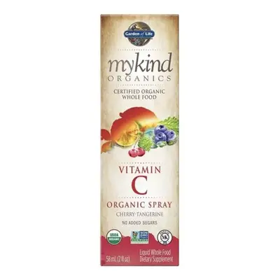 Garden of life Mykind Organics Vitamin C Organic spray, Vitamina C in spray, ciliegia e mandarin