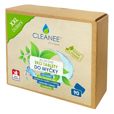 Cleanee ECO Pastiglie per lavastoviglie, 90 pezzi