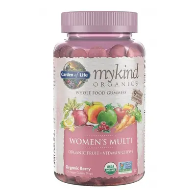 Garden of life Mykind Women gummies, multivitaminico per donne, 120 caramelle gommose