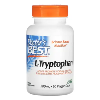 Doctor's Best L-Triptofano con TryptoPure, 500 mg, 90 capsule vegetali