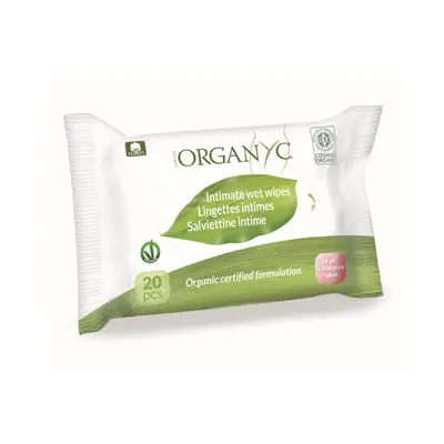 Organyc - Salviette umidificate da donna BIO, 20 pz